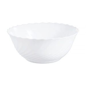 Bol mare 24cm, 2L, alb, Trianon
