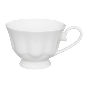 Cana cu talpa 380ml, alb, Diana