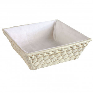 Cos patrat captusit cu material 22x22cm, Palma