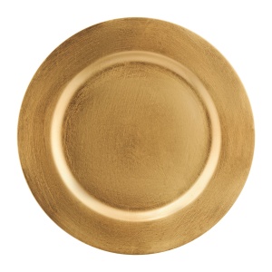 Farfurie decorativa 33cm, auriu, Decor