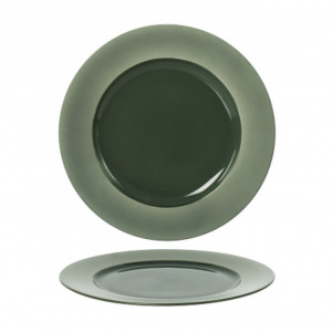 Farfurie plata 31cm, verde, Satin