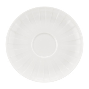 Farfurioara suport ceasca 15.5cm, alb, Ligne