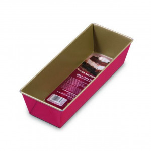 Forma copt cozonac 30x11x7.5cm, invelis non-stick, rosu, SNB - Img 2