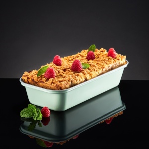 Forma copt cozonac 30x13cm, invelis non-stick, verde, Fern - Img 2