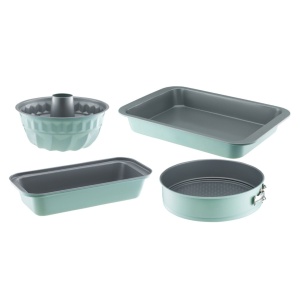 Forma tort 26cm, baza detasabila, invelis non-stick, verde, Fern - Img 4