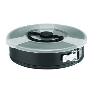 Forma tort cu capac plastic 24cm, baza detasabila, invelis ILAG Basic, Lukrecja