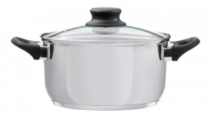 Oala inox cu capac 26cm, 7.6L, Lima - Img 4