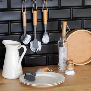 Perie cu maner pentru spalat vase 22cm, Scandic - Img 3