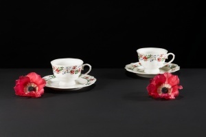 Set servire ceai sau cafea, 12 piese, 6 persoane, Rosalia - Img 3