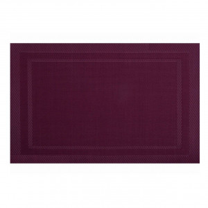 Suport farfurie 30x45cm, visiniu, Velvet