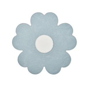 Suport farfurie model floare, 38cm, albastru, Pastello