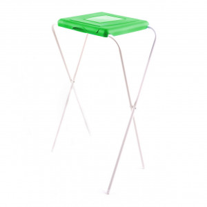 Suport saci menajeri, colectare selectiva, 1 compartiment, verde, Flipo