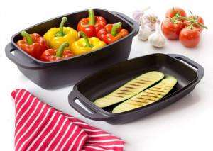 Tava cu capac 2in1, 31x21cm, 5.6L, invelis ILAG Premium, Magnat