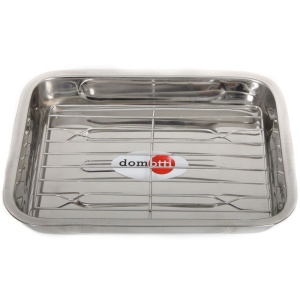 Tava cuptor cu gratar detasabil 30x22x5cm, Domotti