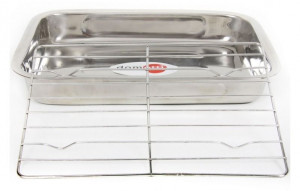 Tava cuptor cu gratar detasabil 40x28.5x5cm, Domotti - Img 3