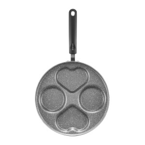 Tigaie clatite si oua 26cm, invelis Qualum Basic Stone Edition, Pedra