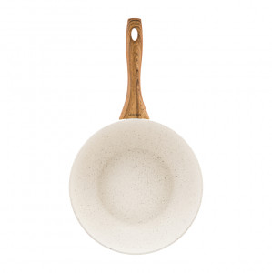 Tigaie wok 26cm, invelis Pfluon Cookmark™, Nature