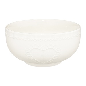 Bol 13cm, model inima, Galactic White