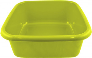 Bol patrat cu manere 36x36cm, 12L, verde, Kaja