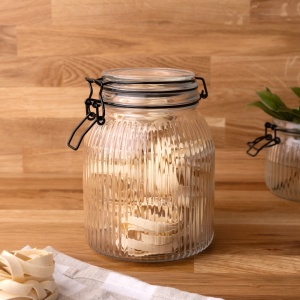 Borcan depozitare cu capac clips 1.4L, Rillet - Img 3
