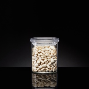 Borcan sticla cu capac 700ml, Slim - Img 2