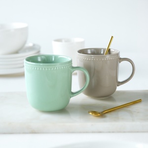 Cana 380ml, verde, Perline - Img 3