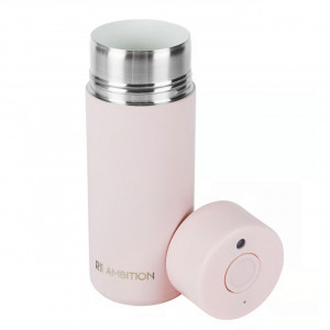 Cana termica 400ml, invelis ceramic, roz, Calido - Img 2