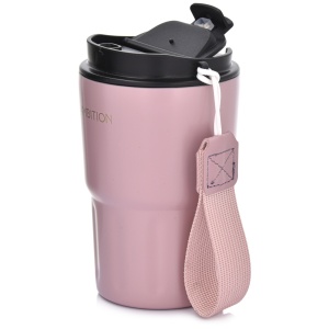 Cana termos 350ml, roz, Fern - Img 2