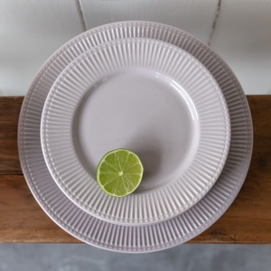 Farfurie plata 27cm, gri, Curly - Img 2