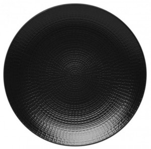 Farfurie plata 28cm, negru, Modulo Nature - Img 1