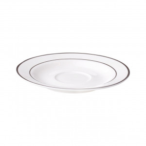Farfurioara suport ceasca 15.5cm, Aura Silver - Img 2