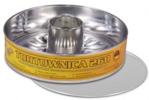 Forma tort 26cm, baza detasabila si texturata, 2 piese, SNB - Img 3