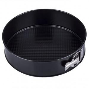 Forma tort 27cm, baza detasabila, invelis non-stick, negru, SNB