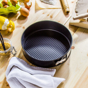 Forma tort 27cm, baza detasabila, invelis non-stick, negru, SNB - Img 5