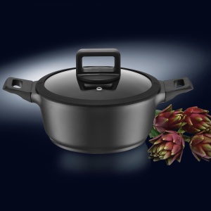 Oala cu capac 20cm, 2.3L, invelis ILAG Ultimate, Enzo - Img 4