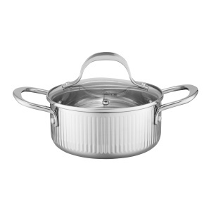 Oala inox cu capac 16cm, 1.4L, Curly