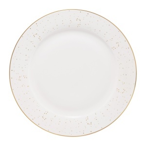 Farfurie plata Aurelia, 27 cm, ce impresioneaza prin designul delicat cu detalii aurii