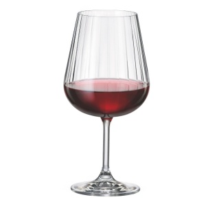 Set 4 pahare vin rosu 620ml, Anna