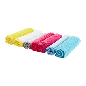 Set 6 lavete universale, microfibra, 30 x 30 cm, Velkea - Img 2