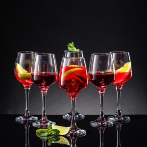 Set 6 pahare vin 330ml, Sparkle - Img 3