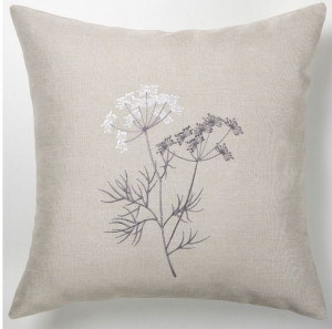 Set fata de perna 42x42cm, 2 piese, Purple Garden - Img 4