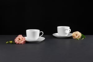 Set servire ceai sau cafea, 12 piese, 6 persoane, alb, Sonia - Img 5