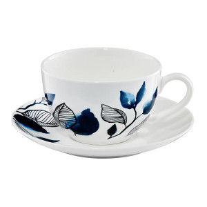 Set servire ceai sau cafea, 12 piese, 6 persoane, Blue Flower - Img 1