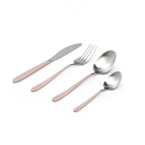 Set tacamuri inox, 16 piese, 4 persoane, Metallic - Img 2