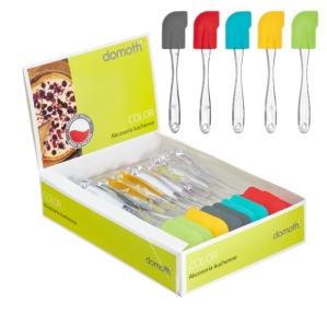 Spatula silicon, mix culori, Color - disponibil in display 20 buc, Pret buc, cantitate minima de comanda 20 buc