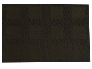 Suport farfurie 30x45cm, maro, Velvet