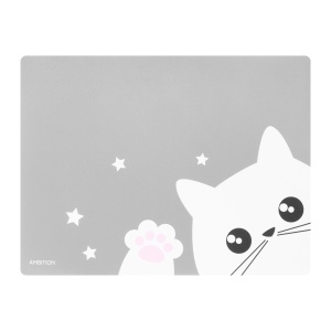 Suport farfurie 40x30cm, alb-gri, Kitty