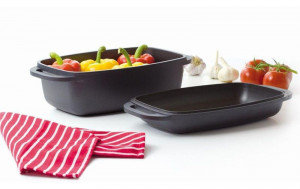 Tava cu capac 2in1, 31x21cm, 5.6L, invelis ILAG Premium, Magnat - Img 4