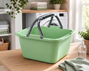 Vas cu manere 39x39x22cm, verde, Pola - Img 2