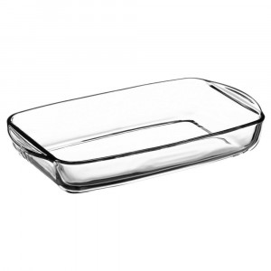 Vas termorezistent 40x25x6cm, dreptunghiular, Excellent - Img 3
